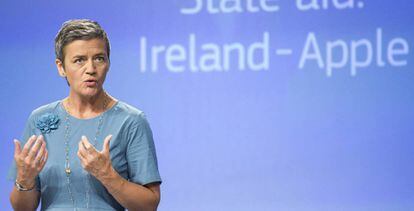 La comisaria europea de Competencia, Margrethe Vestager