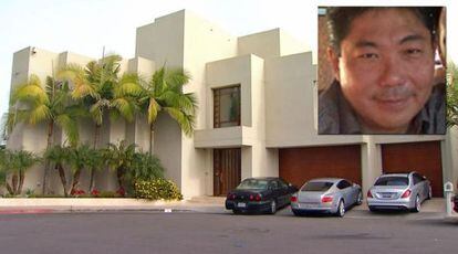 La vivienda en San Diego donde fue detenido el empresario mexicano, Jos&eacute; Susumo Azano.