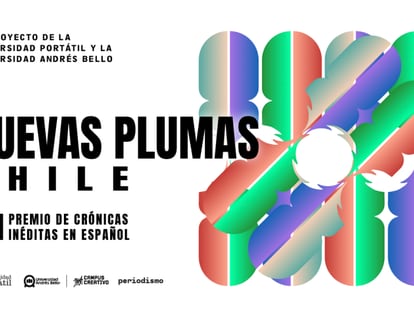 Cartel promocional del Premio Periodístico Nuevas Plumas.