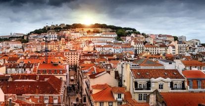 Vista de Lisboa.