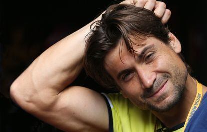David Ferrer, durante la entrevista.