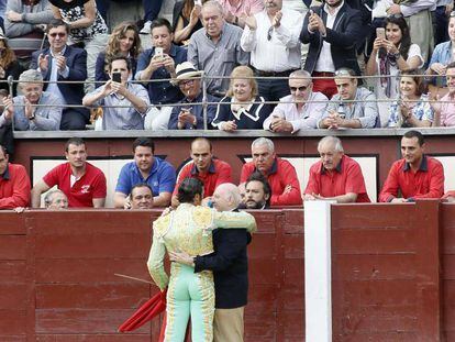 El torero David Mora, el pasado mayo en la plaza de Las Ventas.