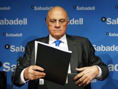 Josep Oli&uacute;, presidente de Banco Sabadell. 