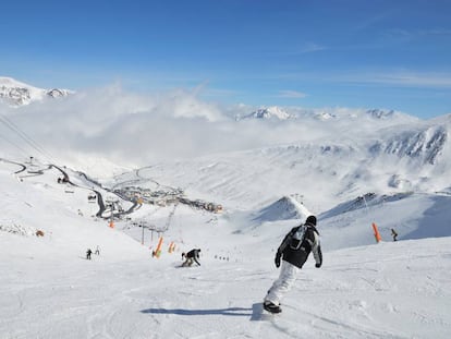 La pista de Grandvalira (Andorra).