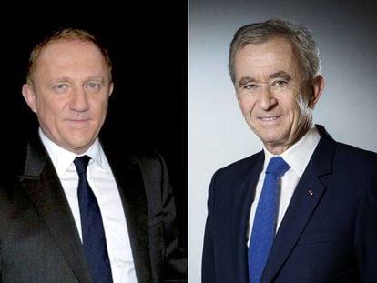 Francois-Henri Pinault y Bernard Arnault,