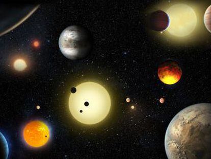 El telescopio espacial  Kepler  confirma la existencia de 1.284 nuevos planetas fuera del Sistema Solar, el mayor número anunciado nunca