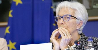 La presidenta del Banco Central Europeo, Christine Lagarde, en el Parlamento Europeo el pasado noviembre.