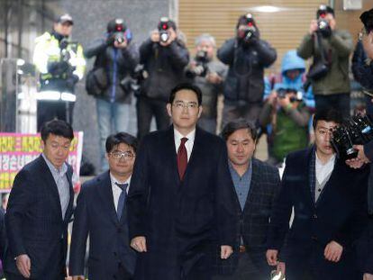 Jay Y. Lee, vicepresidente de Samsung, el jueves pasado en Se&uacute;l.