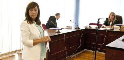 La exalcaldesa de Jerez Pilar S&aacute;nchez, durante un juicio el pasado mes de junio.