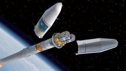 Recreación del programa de navegación por satélite de la UE.