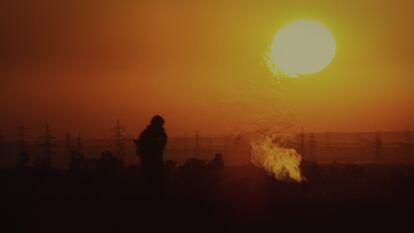 Deployment of US troops near Mosul, in an image from the docuseries 'The Line'.