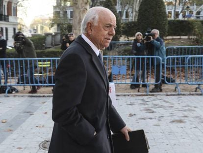 Francisco González, el 18 de noviembre a su llegada a la Audiencia Nacional para declarar como imputado por el 'caso Villarejo'.
 