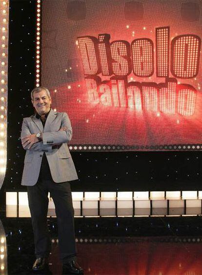 Carlos Sobera, en el plató de <i>Díselo bailando. </i>