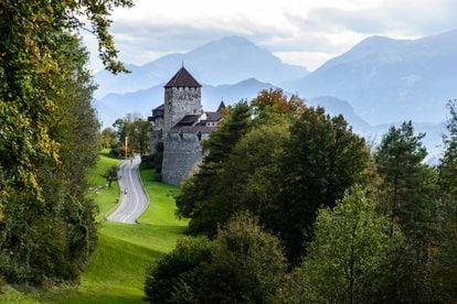 El castillo de Vaduz, en Liechtenstein.