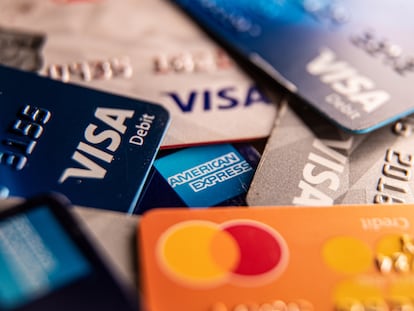 Tarjetas de crédito Visa, Mastercard and American Express
