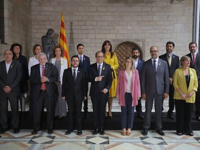 Foto de grup del nou Govern.