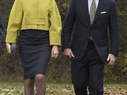 Los reyes Matilde y Felipe de B&eacute;lgica, en un acto oficial la semana pasada.