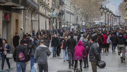 El Portal de l&#039;&Agrave;ngel de Barcelona es una de las calles con m&aacute;s comercios