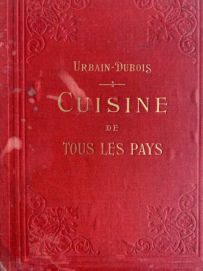 Libro de cocina de Urban Dubois,