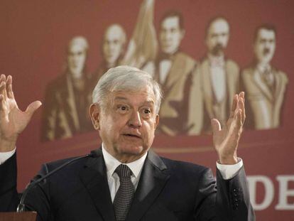 López Obrador, este lunes.