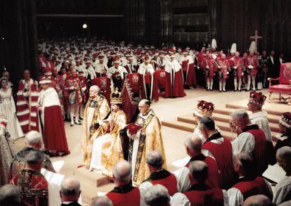 Ceremonia de coronación de la reina Isabel II el 2 de junio de 1953