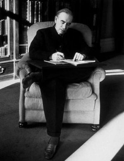 John Maynard Keynes, uno de los grandes protagonistas del libro 'La gran búsqueda', en 1940.