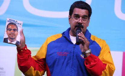 Nicol&aacute;s Maduro, este lunes en Caracas.