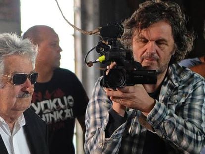 El expresidente uruguayo José Mujica, grabado por Emir Kusturica para el filme sobre su vida.