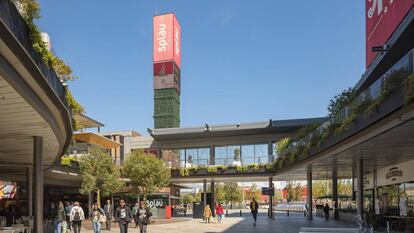 Vista del centro comercial Splau, en Cornellà (Barcelona).