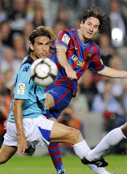 Messi dispara pese a la oposición de Cisma.