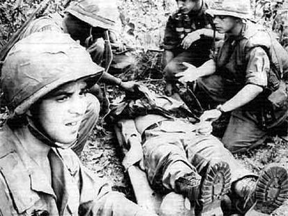 soldado americano herido en Vietnam