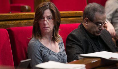 Montserrat Capdevila, en el Parlament, en una imagen de archivo.