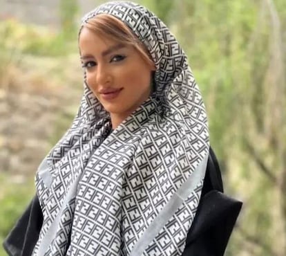 The young Hadis Najafi, 22, was shot dead by the security forces on September 21.