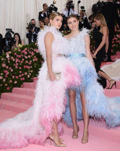 Victoria y Cristina Iglesias, en la gala del Met.