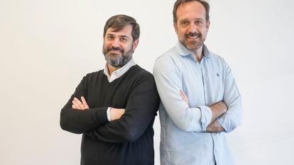 Jon Gonzalo y Antonio Corral, fundadores de Hr Bot Factory.