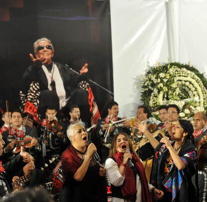 Ciudad de México ha rendido hoy homenaje a Chavela Vargas, que falleció el pasado domingo