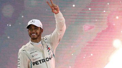 Lewis Hamilton, durante el Grand Prix de Abu Dhabi, el pasado noviembre. 