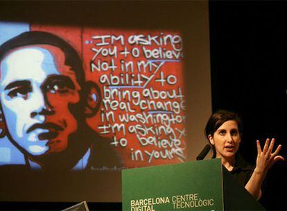 Rahaf Harfoush, durante el Bdigital Global Congress de Barcelona