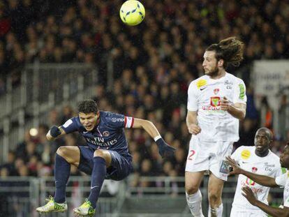 Thiago Silva, en un partido de liga. 