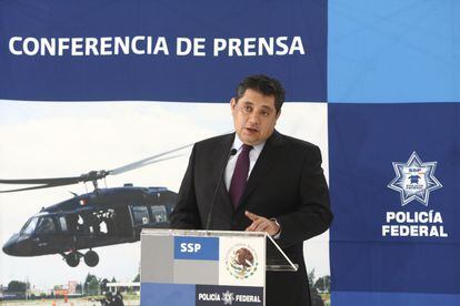Ramón Eduardo Pequeño García durante una conferencia de prensa en Ciudad de México, en junio de 2011.