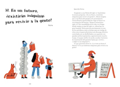 Una página del libro '¿Así es la muerte?'