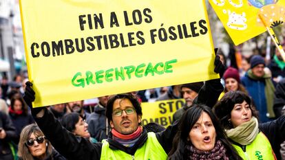Marcha por el clima el domingo en Madrid.