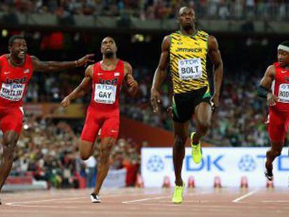 Bolt lidera los 100m, en Pekín. / C. S. (Getty) /Vídeo ATLAS