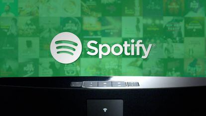 Logo Spotify con fondo verde