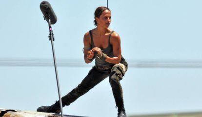 Alicia Vikander, como Lara Croft.