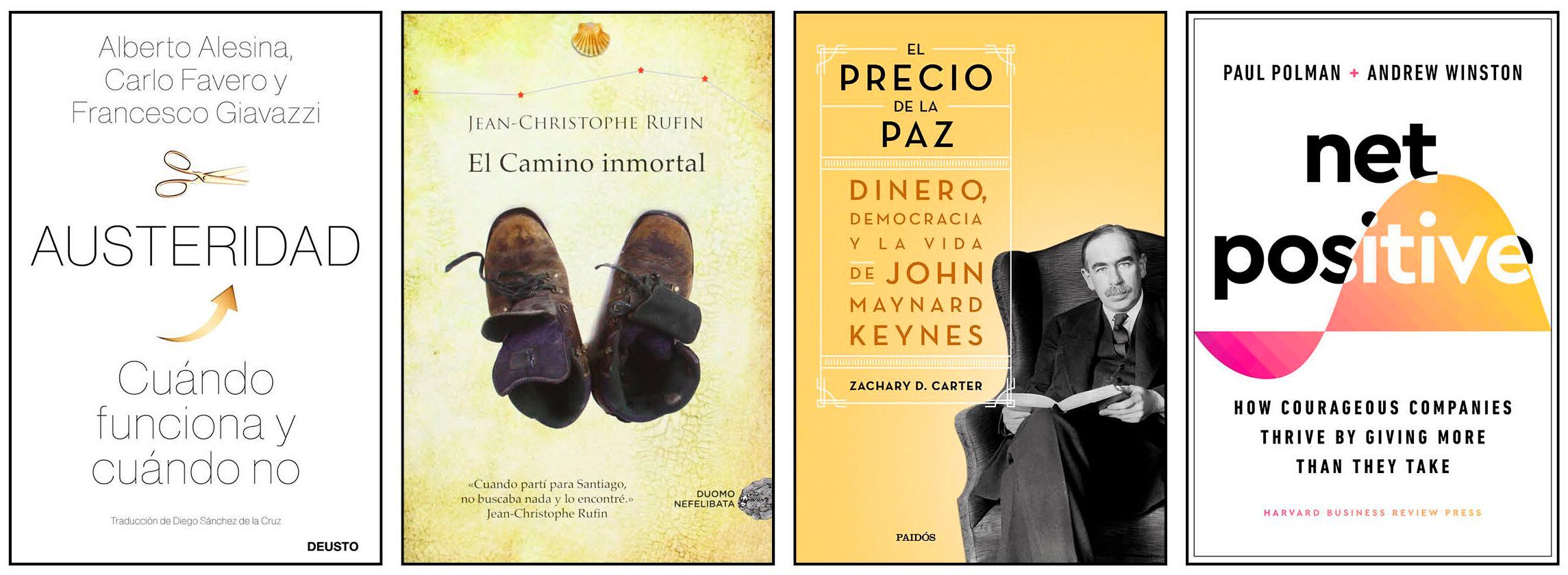 Libros recomendados por Javier Hernani, Jean-François Fallacher, Pedro Saura y Toni Ruiz.