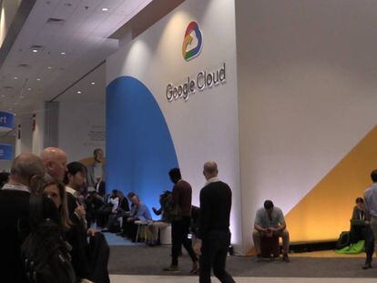 Asistentes a la conferencia de Google Cloud en San Francisco.