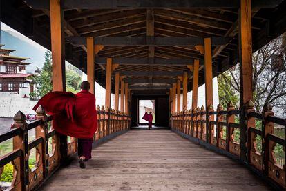 Un monasterio en Bután.