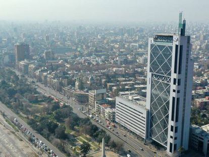 Sede de Telefónica en Santiago de Chile. 