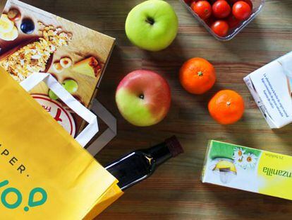 Productos disponibles en el nuevo supermercado online de Glovo.